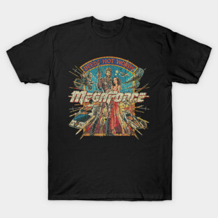 MegaForce Deeds Not Words 1982 T-Shirt