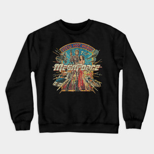 MegaForce Deeds Not Words 1982 Crewneck Sweatshirt