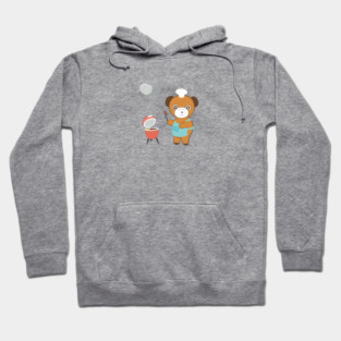 Barbecue Bear Chef Hoodie