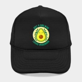 Just a girl who loves avocados, avocado humor Hat