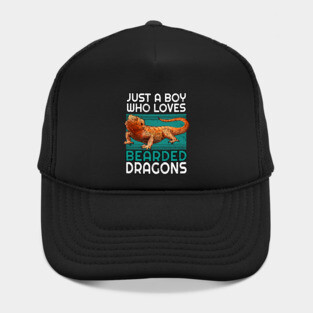 Just a boy who loves bearded dragons, bearded dragon lover, bearded dragon dad Hat