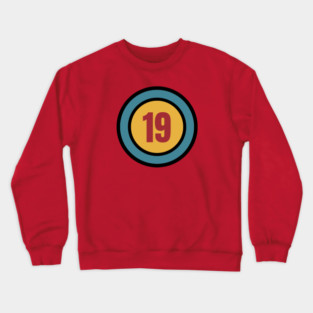 The Number 19 - nineteen - nineteenth Crewneck Sweatshirt