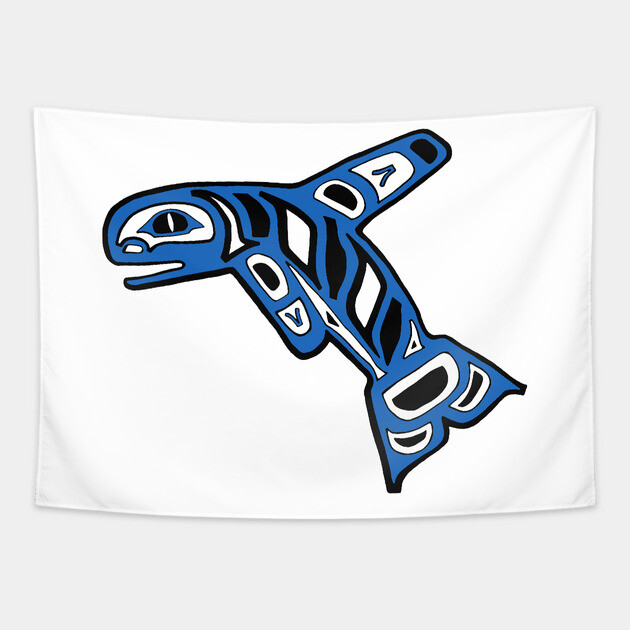 Orca The Killer Whale Native American Indian Haida Style Haida