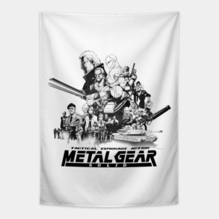 Metal Gear Solid (Black Version) Tapestry