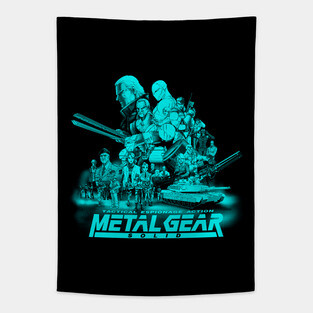Metal Gear Solid (Cyan Version) Tapestry