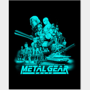 Metal Gear Solid (Cyan Version) Posters and Art