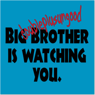 Big Brother 1984 Orwell Posters and Art