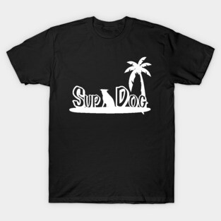 Funny Sup Dog Paddle Boarding With a Dog T-Shirt