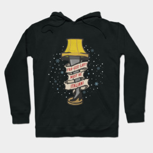 MUST BE ITALIAN | vintage christmas movie nostalgia Hoodie