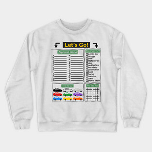 Travel Games Road Trip Crewneck Sweatshirt
