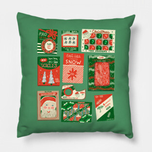 Classic Christmas Decoration Packaging Pillow