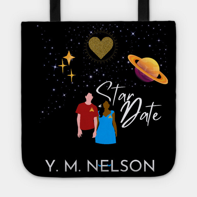 Star Date Book Cover Print Tote by Nerdy Romantics Fan Shop*