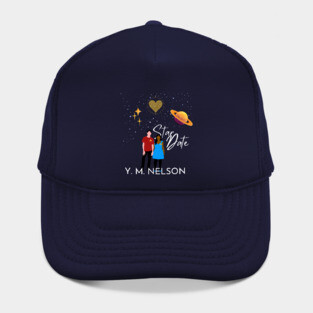 Star Date Book Cover Print Hat