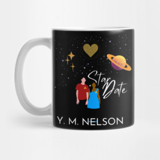 Star Date Book Cover Print Mug
