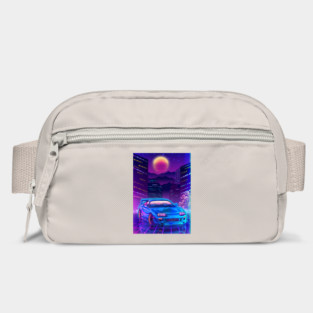 Toyota Supra mk4 Car Synthwave Tokyo City Bag