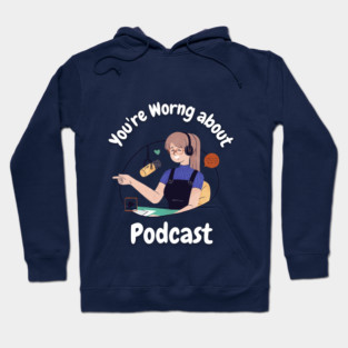 You're  Wrong about Podcast Vintage Graphic Hoodie