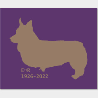 Queen Elizabeth II Tribute by Corgi Posters and Art