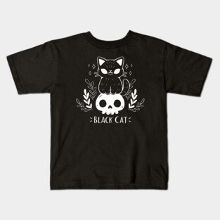Black Cat Kids T-Shirt