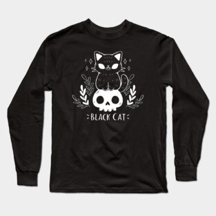 Black Cat Long Sleeve T-Shirt