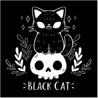 Black Cat Posters and Art