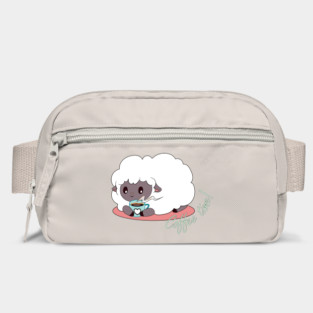coffee time - sheep holding a coffee mug Bag