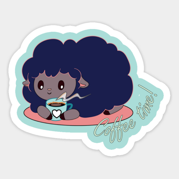 Cute sheep mug coffee time! Magnet by TurnEffect