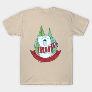 Merry Christmas Polar Bear T-Shirt