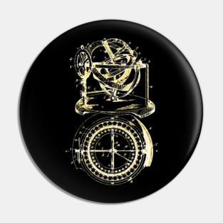 old compass Pin