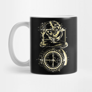 old compass Mug