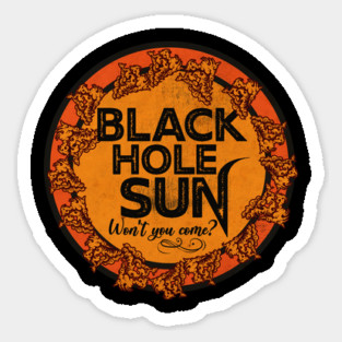 Black Hole Sun Sticker