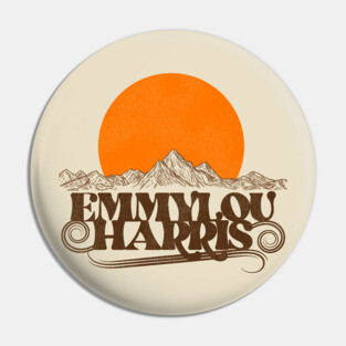 Emmylou Harris Rising Sun Pin