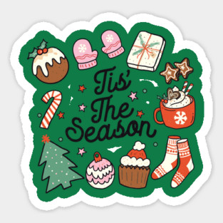 Tis The Season Christmas Season Magnet