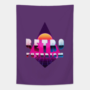 Retro Futurism Tapestry