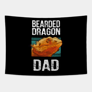 Bearded dragon dad Tapestry