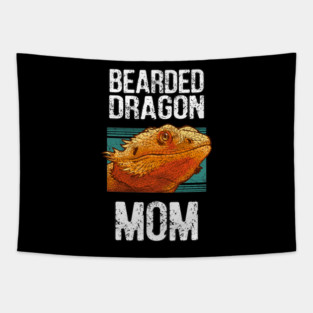 Bearded dragon mom Tapestry