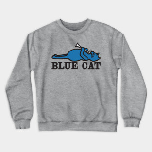 Blue Cat Records Crewneck Sweatshirt