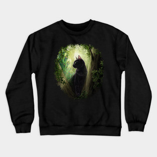 Peacock Cat Crewneck Sweatshirt