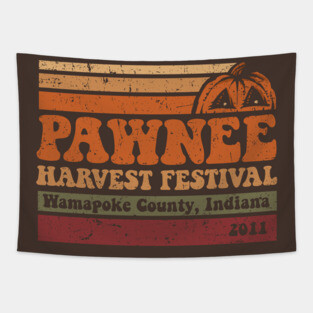 Pawnee Harvest Festival Tapestry