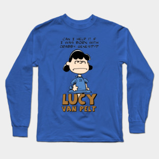 Lucy Van Pelt: Crabby Genes Long Sleeve T-Shirt