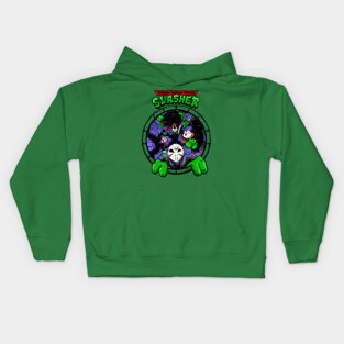 four slashers Kids Hoodie