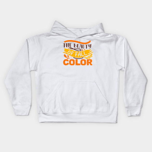 The beauty of fall color Kids Hoodie by DrollDrifter