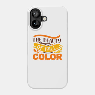 The beauty of fall color Phone Case