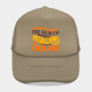 The beauty of fall color Hat
