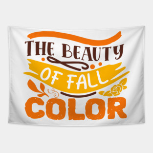 The beauty of fall color Tapestry