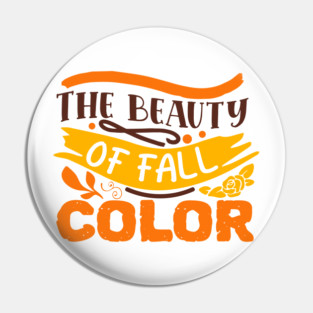 The beauty of fall color Pin