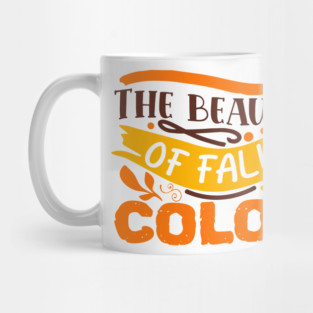 The beauty of fall color Mug