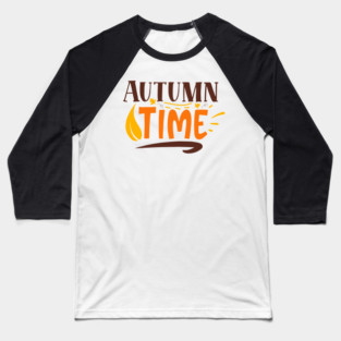 Autumn Time Baseball T-Shirt