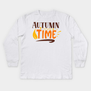 Autumn Time Kids Long Sleeve T-Shirt