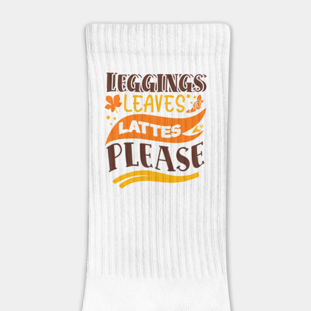 Leggings leaves lattes please by DrollDrifter