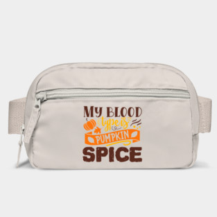 My blood type is pumpkin spice Bag